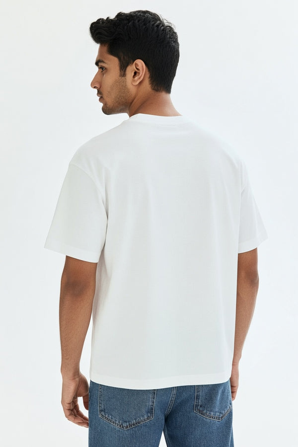 White Premium Cotton T-Shirt