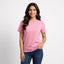 Pink Classic CrewNeck Premium  T-Shirt | Short Sleeve Casual Tee